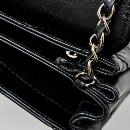 Chanel Giant CC Logo Bag Calfskin Navy
