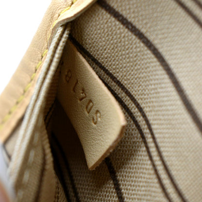 LOUIS VUITTON Neverfull MM Monogram Canvas Tote Bag Brown
