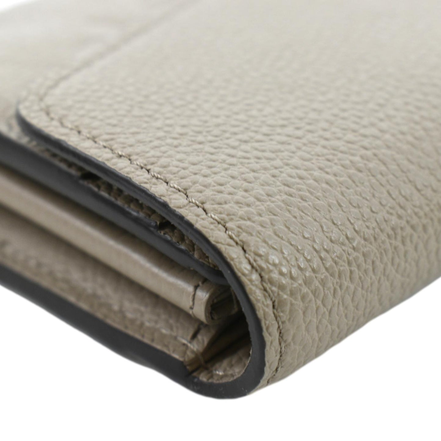 LOUIS VUITTON Sarah Monogram Empreinte Leather Wallet Tourterelle