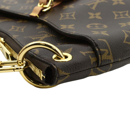 LOUIS VUITTON Odeon PM Monogram Canvas Crossbody Bag Natural
