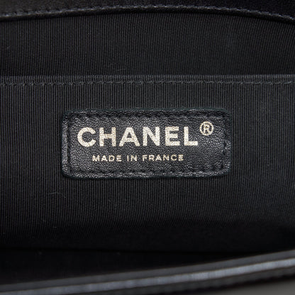 Chanel Medium Le Boy Patent Leather Black L