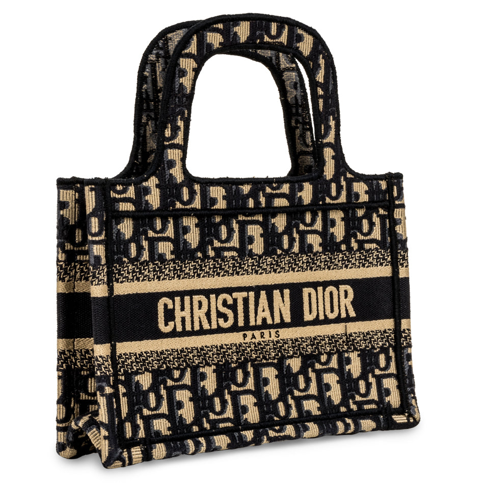 Christian Dior Mini Book Tote - Oblique Canvas