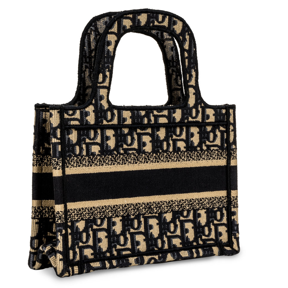 Christian Dior Mini Book Tote - Oblique Canvas
