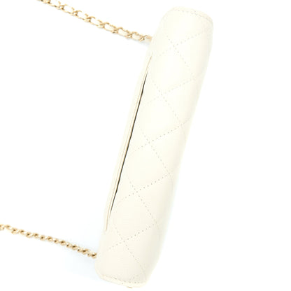 Chanel Classic Wallet On Chain Caviar White L (Microchip)