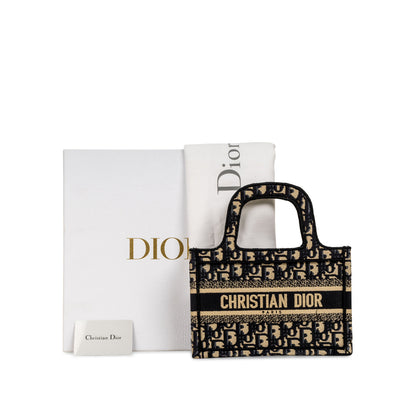 Christian Dior Mini Book Tote - Oblique Canvas