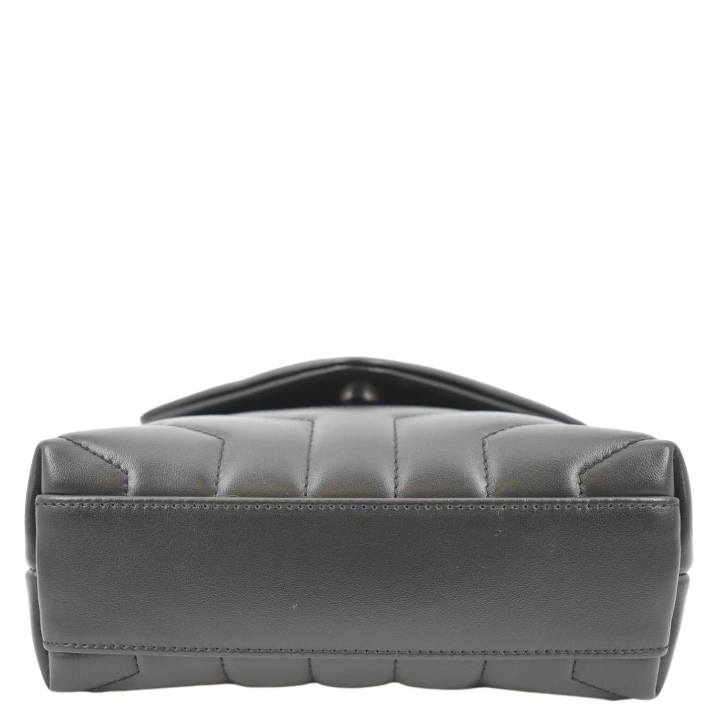 YVES SAINT LAURENT Loulou Toy Quilted Leather Crossbody Bag Black