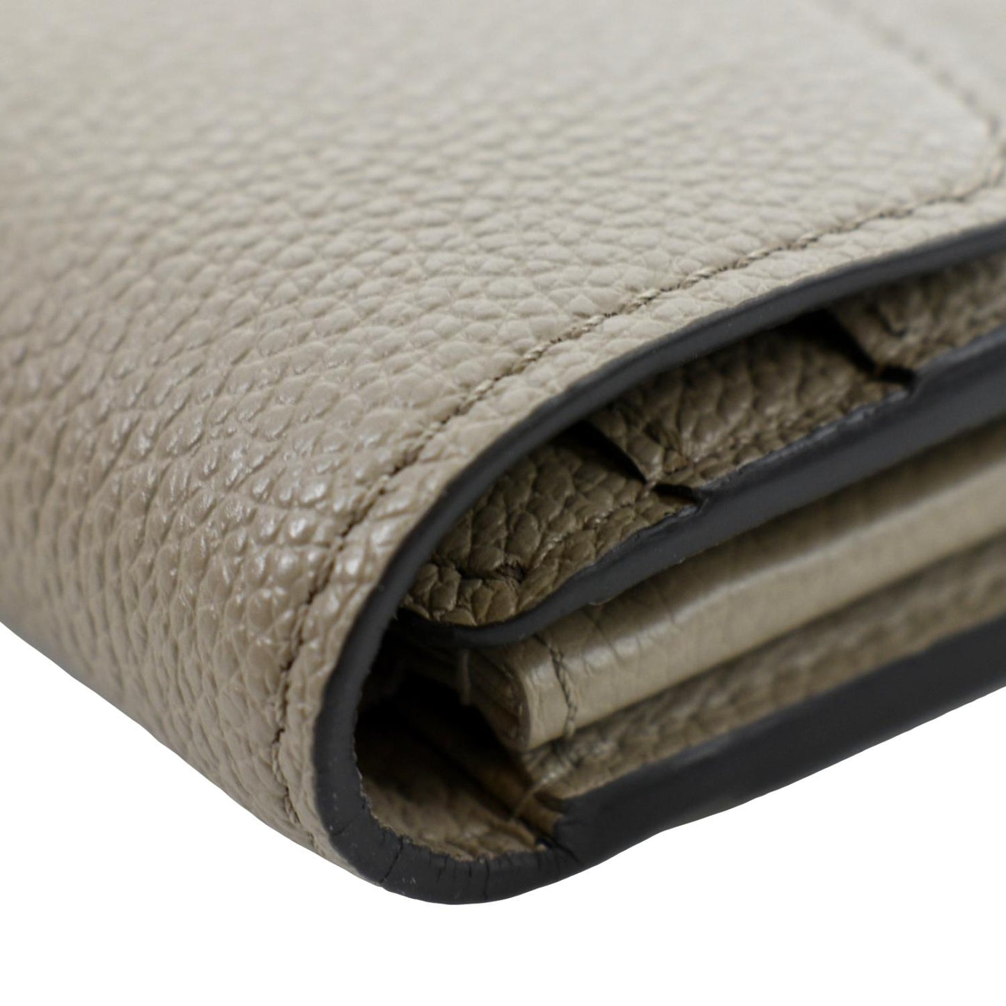 LOUIS VUITTON Sarah Monogram Empreinte Leather Wallet Tourterelle