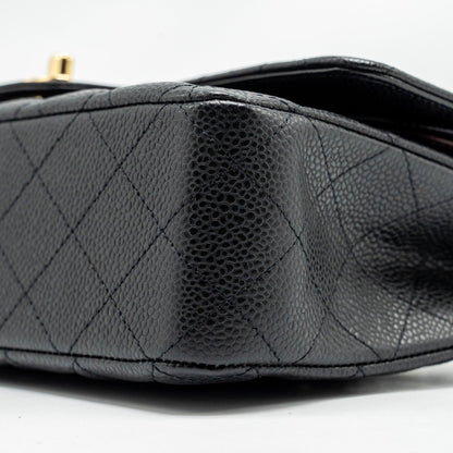 Chanel Medium Classic Double Flap Bag Caviar Black