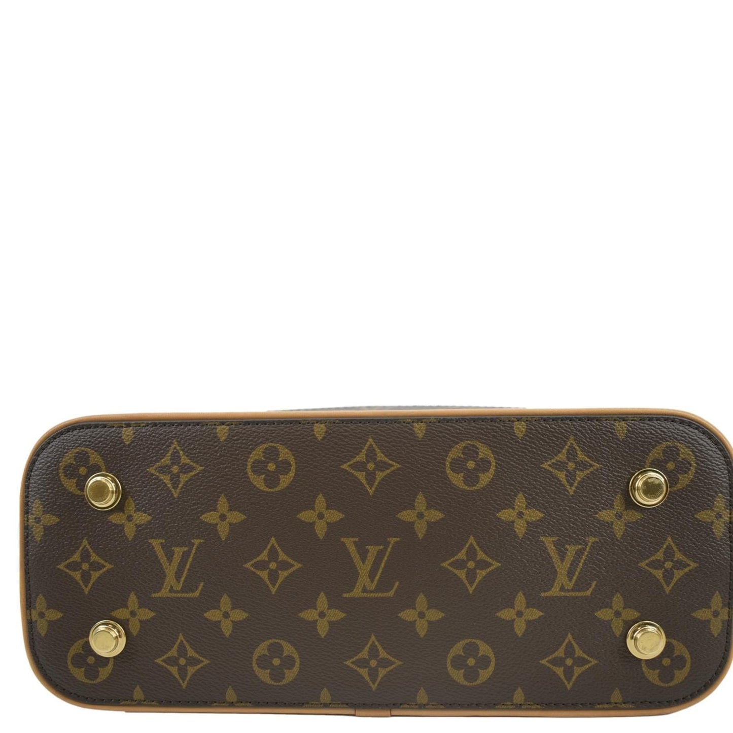 LOUIS VUITTON Carry All MM NM Monogram Canvas Shoulder Bag Brown