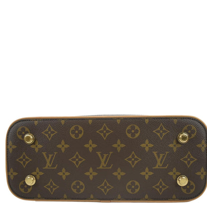LOUIS VUITTON Carry All MM NM Monogram Canvas Shoulder Bag Brown