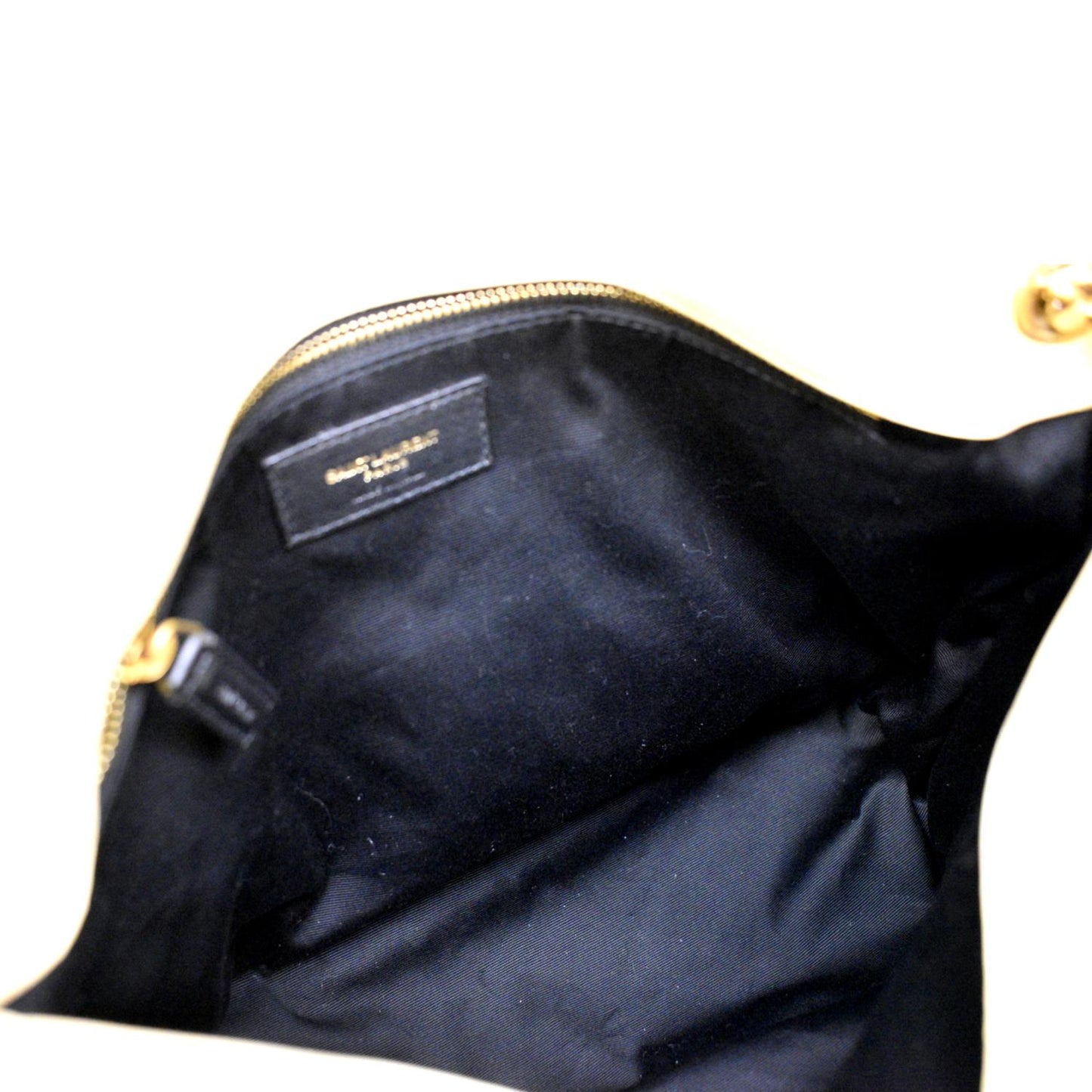 YVES SAINT LAURENT Loulou Puffer Quilted Leather Crossbody Bag Light Creme