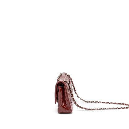 Chanel Medium Classic Double Flap Bag Patent Red