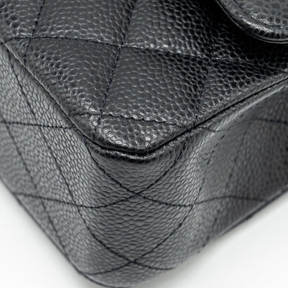 Chanel Medium Classic Double Flap Bag Caviar Black