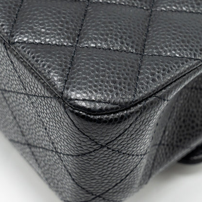 Chanel Medium Classic Double Flap Bag Caviar Black