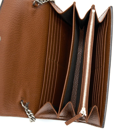 Gucci Dionysus Wallet on Chain GG Supreme Denim/Leather Multicoloured Hardware
