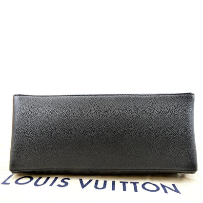 LOUIS VUITTON Petit Palais Monogram Empreinte Leather Shoulder Bag Black