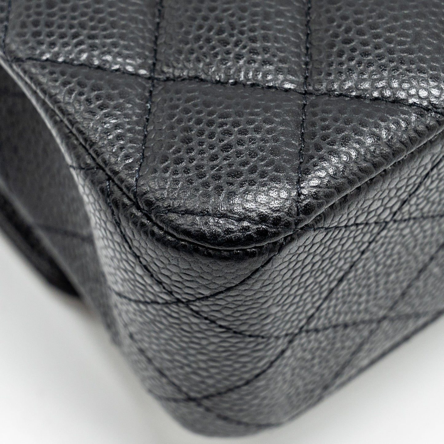 Chanel Medium Classic Double Flap Bag Caviar Black