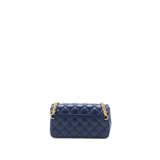 Chanel 2.55 Reissue Mini Waist Belt Bag Aged Calfskin Navy