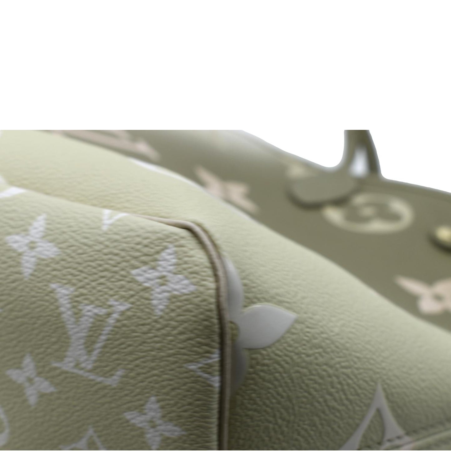 LOUIS VUITTON Neverfull MM Monogram Coated Canvas Tote Sunset Kaki