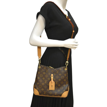 LOUIS VUITTON Odeon PM Monogram Canvas Crossbody Bag Natural