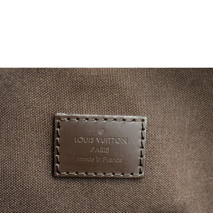 LOUIS VUITTON Icare Damier Ebene Briefcase Bag Brown