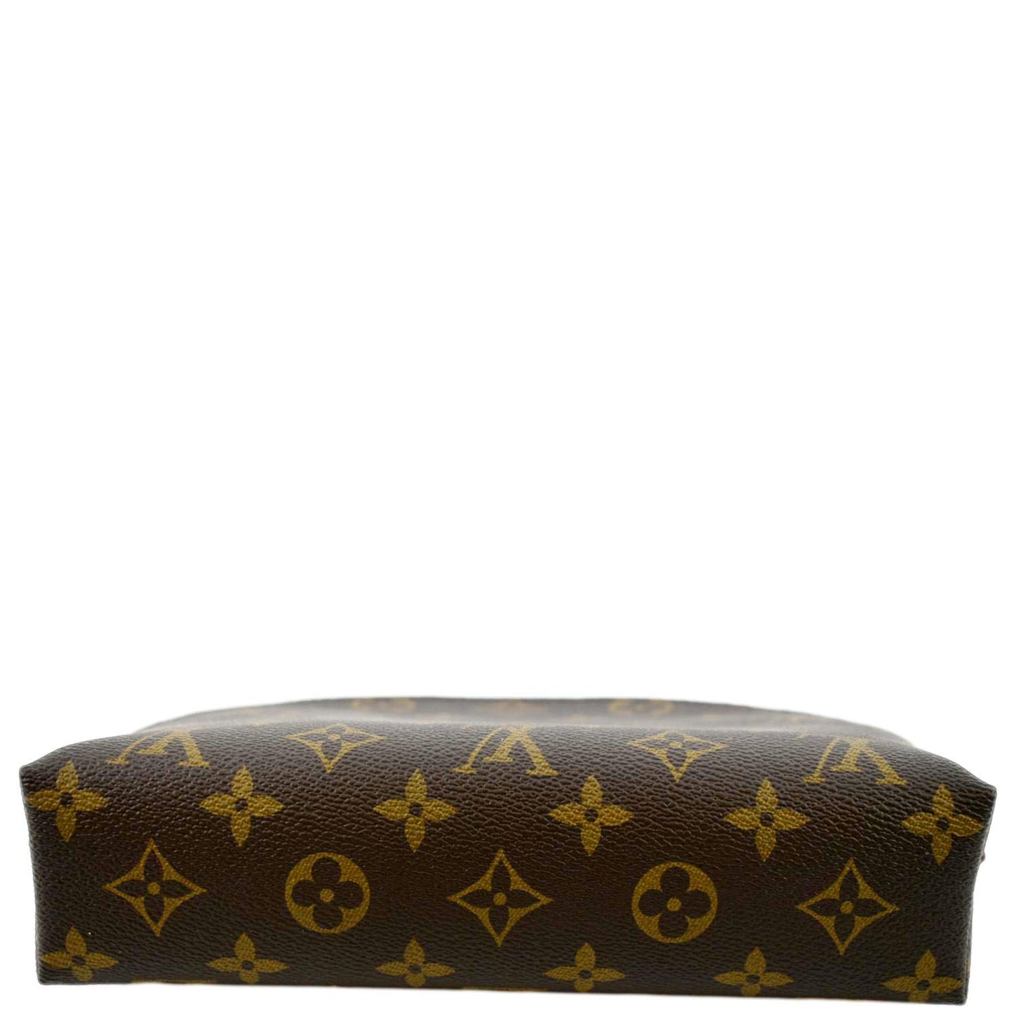 LOUIS VUITTON Monogram Canvas Cosmetic Pouch Brown