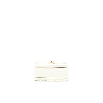 Chanel 22K Coco First Caviar White  (Microchip)