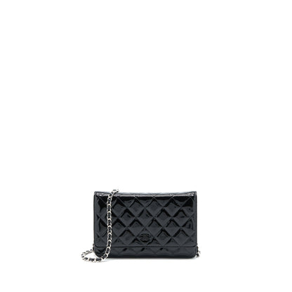 Chanel Classic Wallet on Chain Patent Black