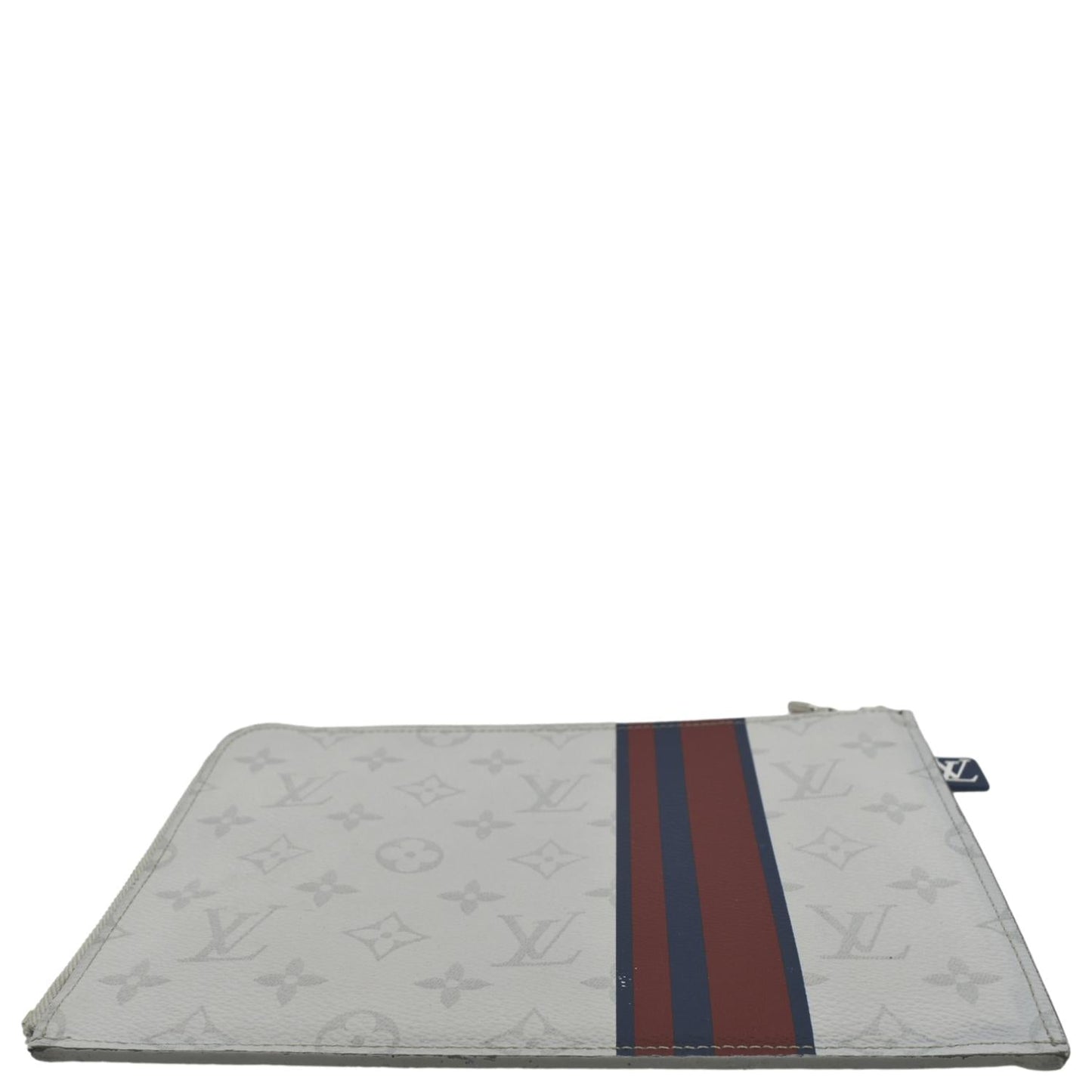 LOUIS VUITTON Pochette Jour Monogram Leather Pouch Clutch Bag Antarctica