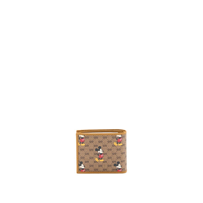 Gucci x Disney Mickey Mouse Wallet Mini GG Supreme Beige