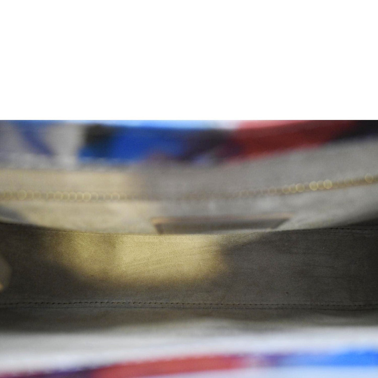 YVES SAINT LAURENT LE 5 a 7 Floral Printed Leather Hobo Bag White