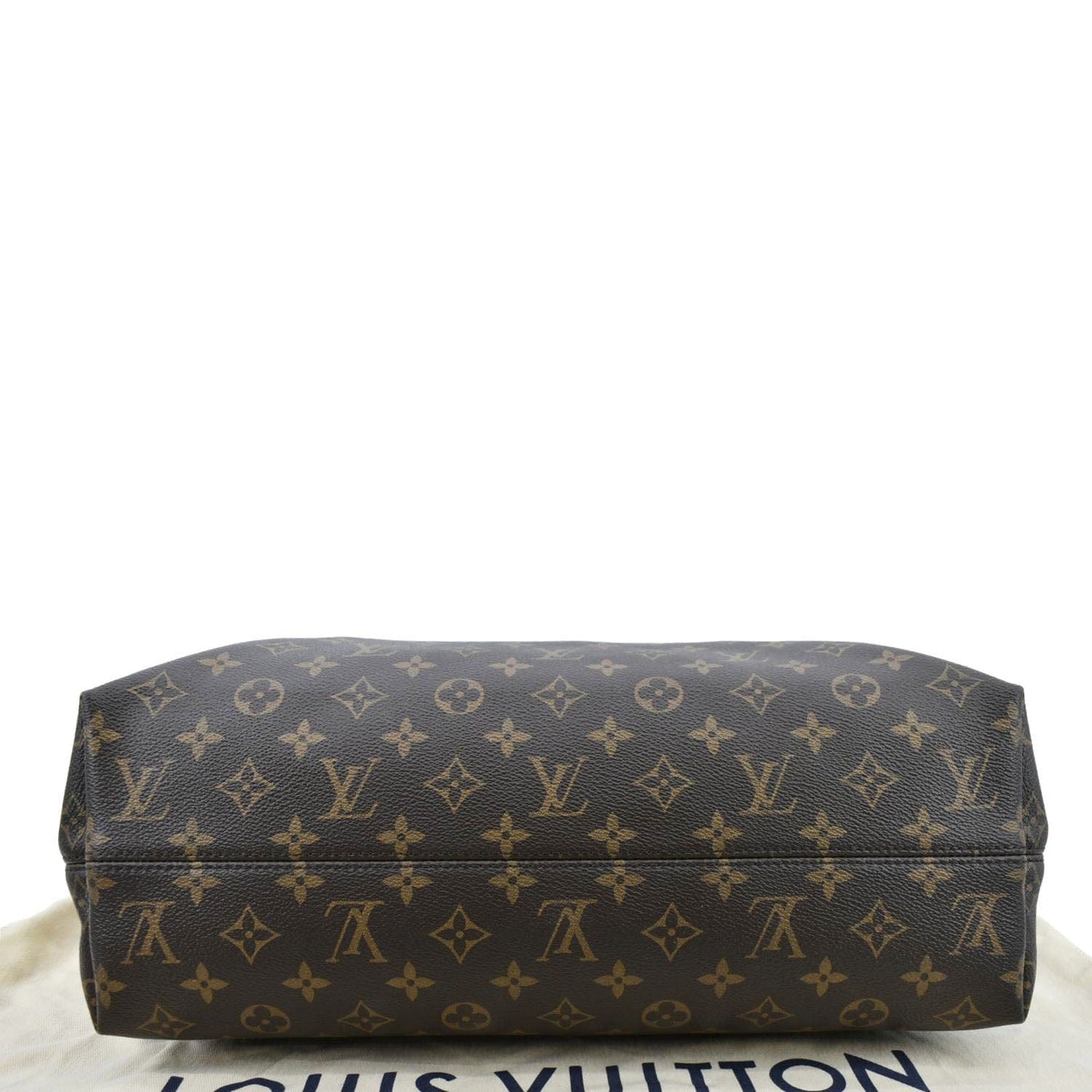 LOUIS VUITTON Graceful MM Monogram Canvas Shoulder Bag Brown