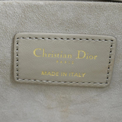 CHRISTIAN DIOR Lady D-Joy Medium Cannage Lambskin Chain Shoulder Bag Sand