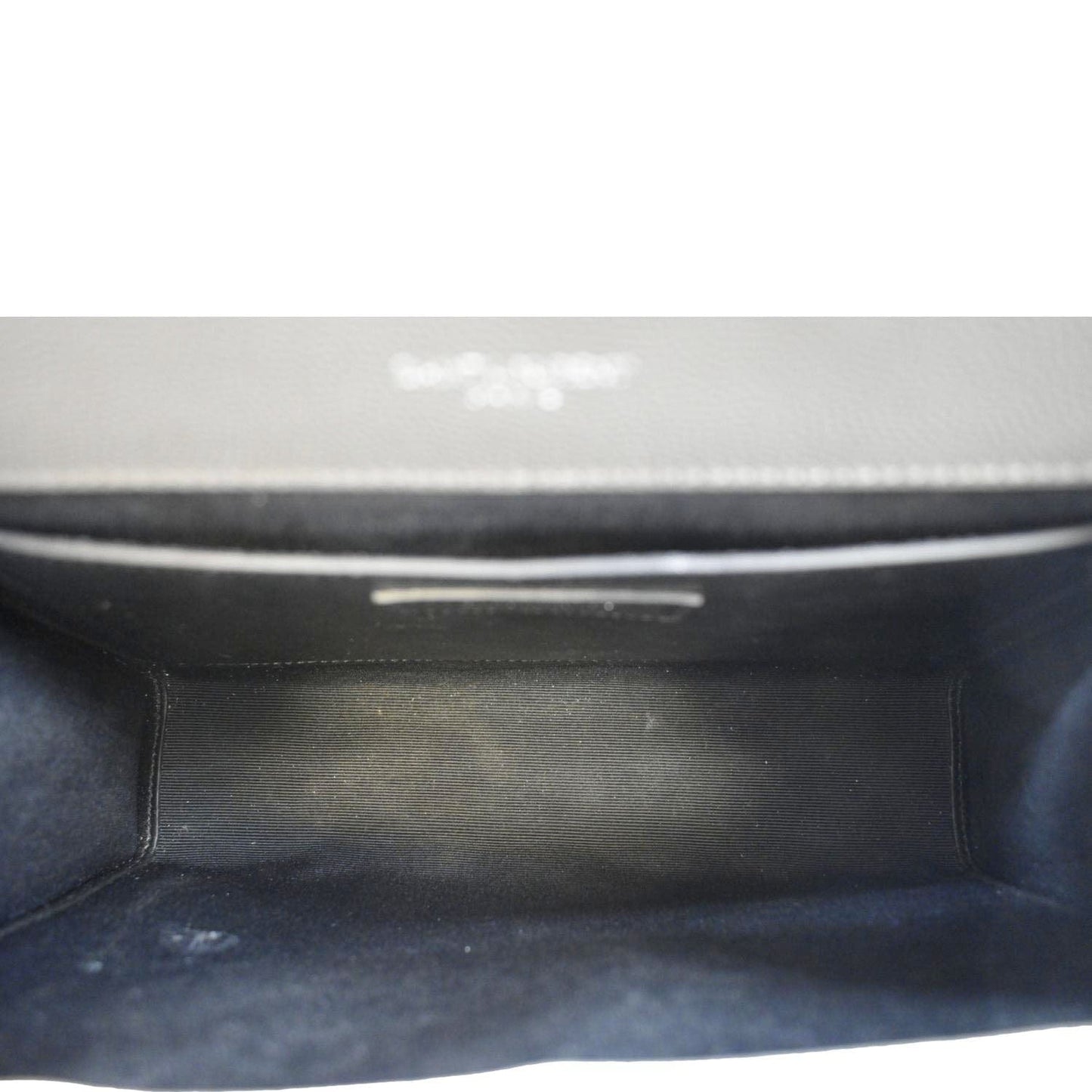 YVES SAINT LAURENT Envelope Chain Medium Mix Matelassé Leather Crossbody Bag Grey