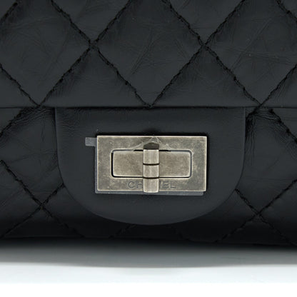 Chanel 2.55 Small Reissue Flap Bag Aged Calfskin Ruthenium  (Microchip)