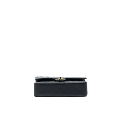 Chanel Medium Classic Double Flap Bag Caviar Black  (Microchip)