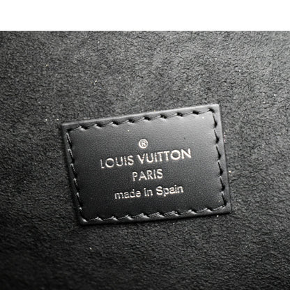 LOUIS VUITTON Neverfull Epi Leather Tote Shoulder Bag Black