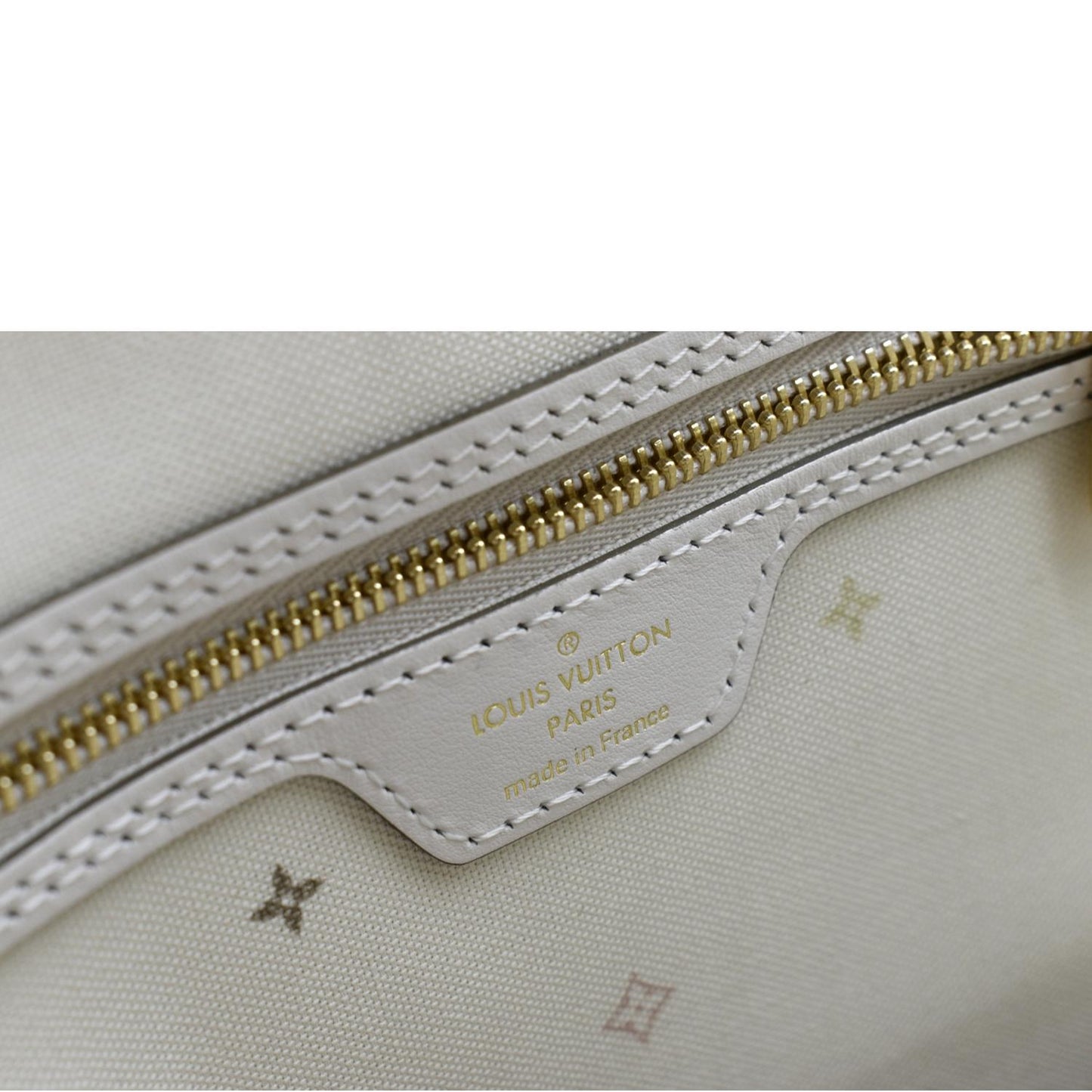 LOUIS VUITTON Neverfull MM Monogram Coated Canvas Tote Sunset Kaki