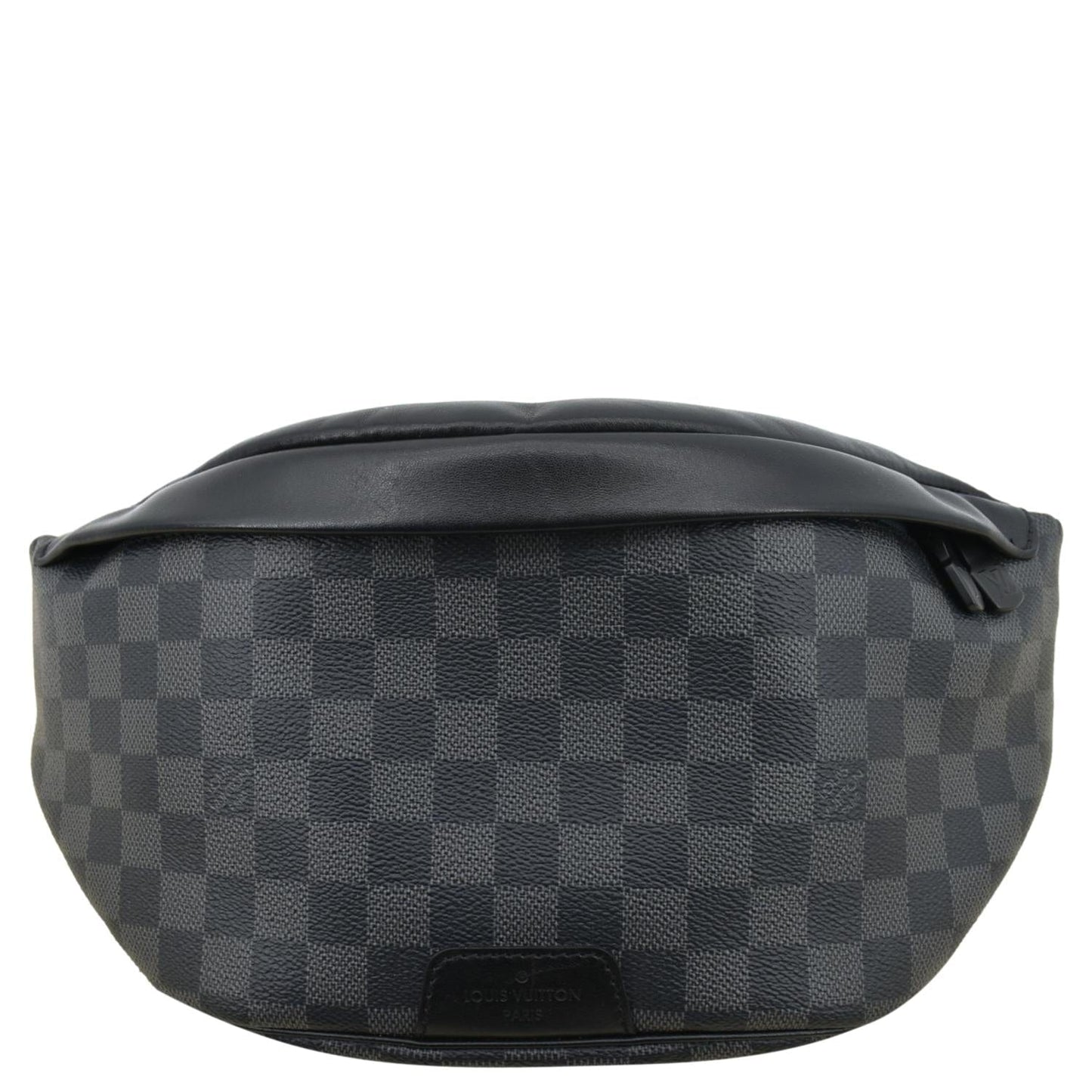 LOUIS VUITTON Discovery Damier Graphite Leather Bumbag Black