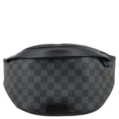 LOUIS VUITTON Discovery Damier Graphite Leather Bumbag Black