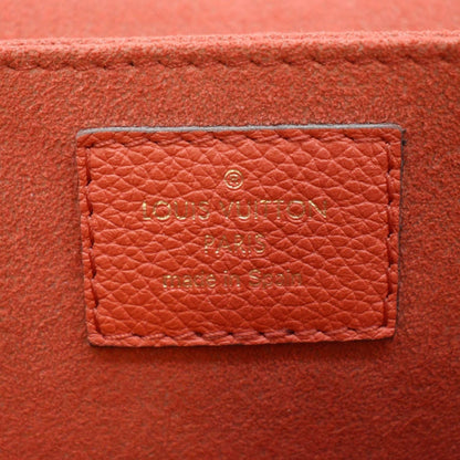 LOUIS VUITTON Vaugirard Monogram Canvas Shoulder Bag Coquelicot