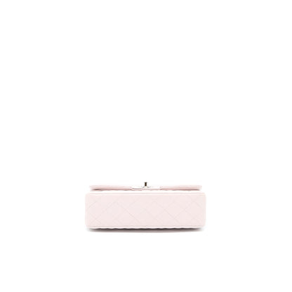 Chanel Small Classic Double Flap Lambskin Light Purple  (Microchip)