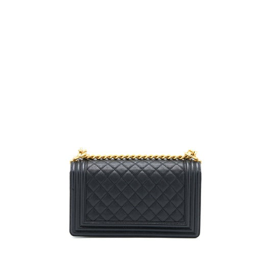 Chanel Medium Boy Bag Caviar Black