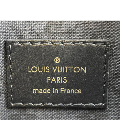 LOUIS VUITTON Neverfull Crafty Giant Monogram Canvas Wristlet Pouch Red