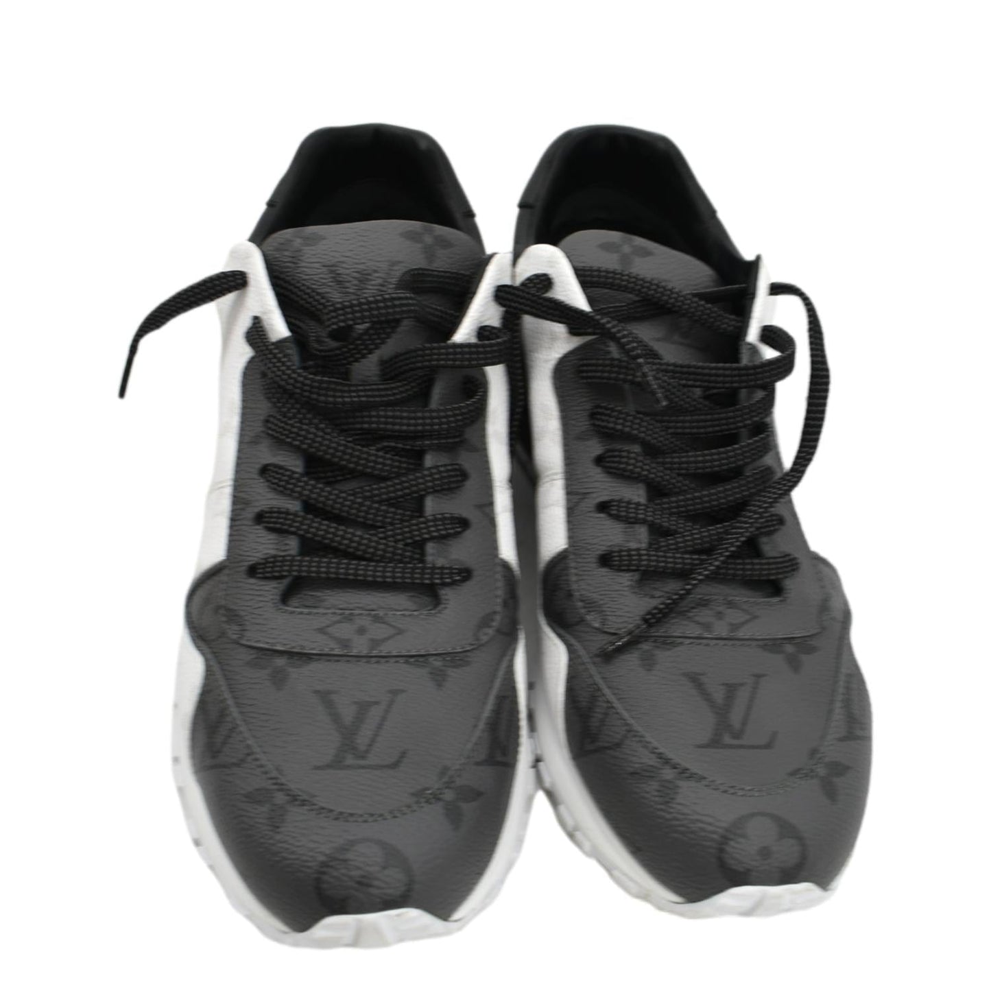 LOUIS VUITTON Runaway Monogram Sneakers Bicolor US 9