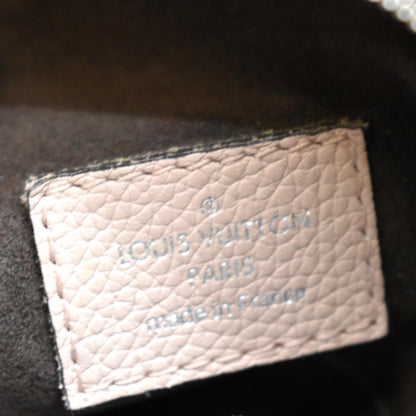 LOUIS VUITTON Babylone Mahina Calfskin Leather Shoulder Bag Pink
