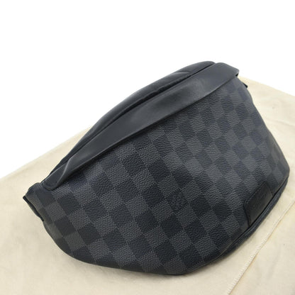 LOUIS VUITTON Discovery Damier Graphite Leather Bumbag Black
