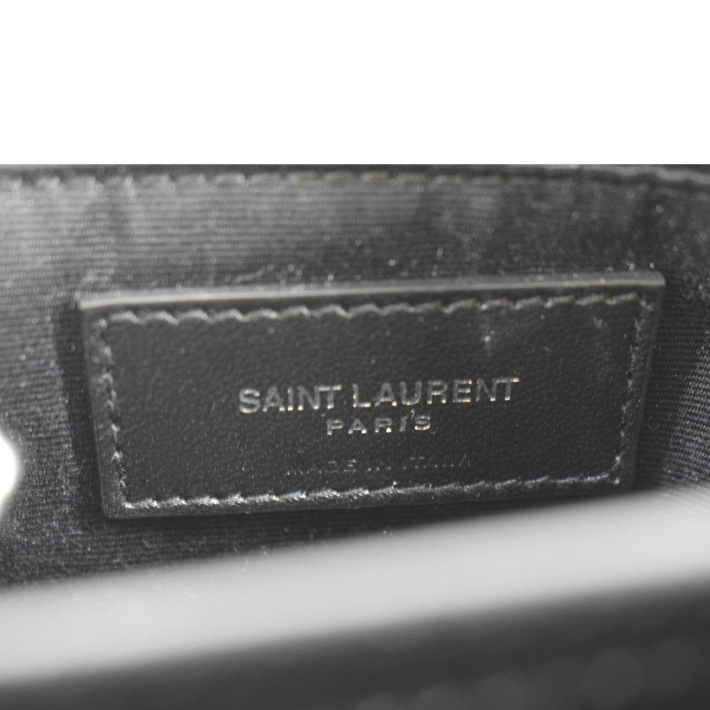 YVES SAINT LAURENT Loulou Toy Quilted Leather Crossbody Bag Black