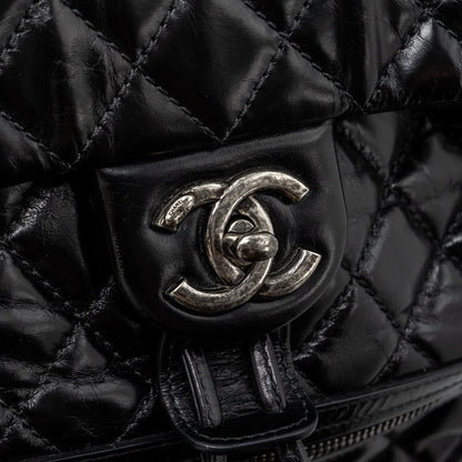 CHANEL Large QUILTED Mountain  BACKPACK CALFSKIN BLACK