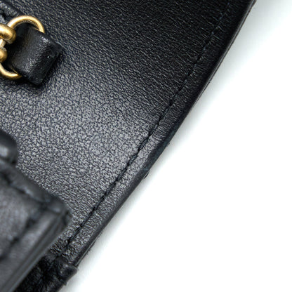 Chanel 2.55 Reissue Wallet on Chain Aged Calfskin Black Brushed  (Microchip)